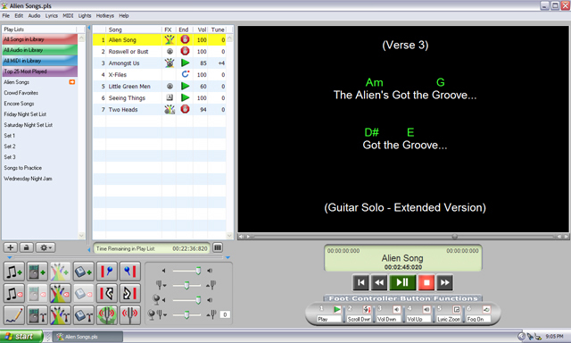 Solo Performer Show Controller Screenshot